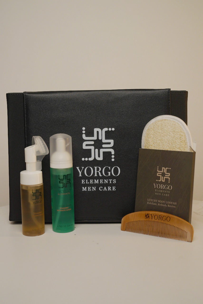 Premium Men's Grooming Gift Box - Luxury Leather Collection