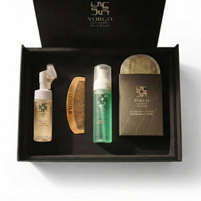 Premium Men's Grooming Gift Box - Luxury Leather Collection