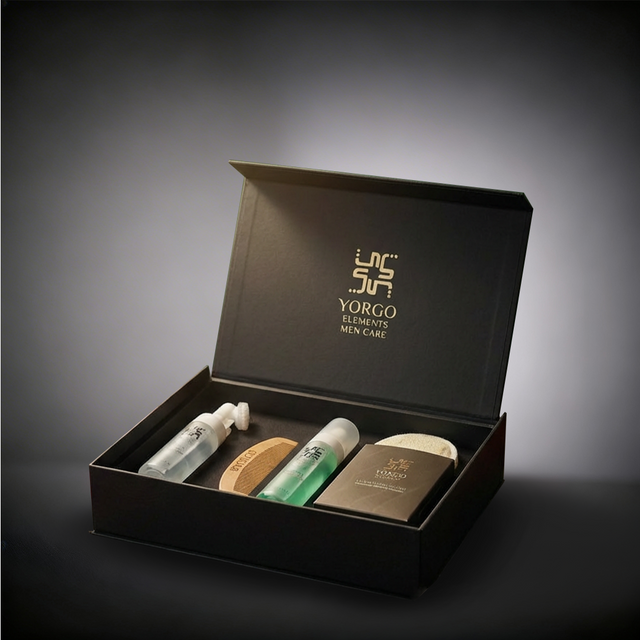 Premium Men's Grooming Gift Box - Luxury Leather Collection