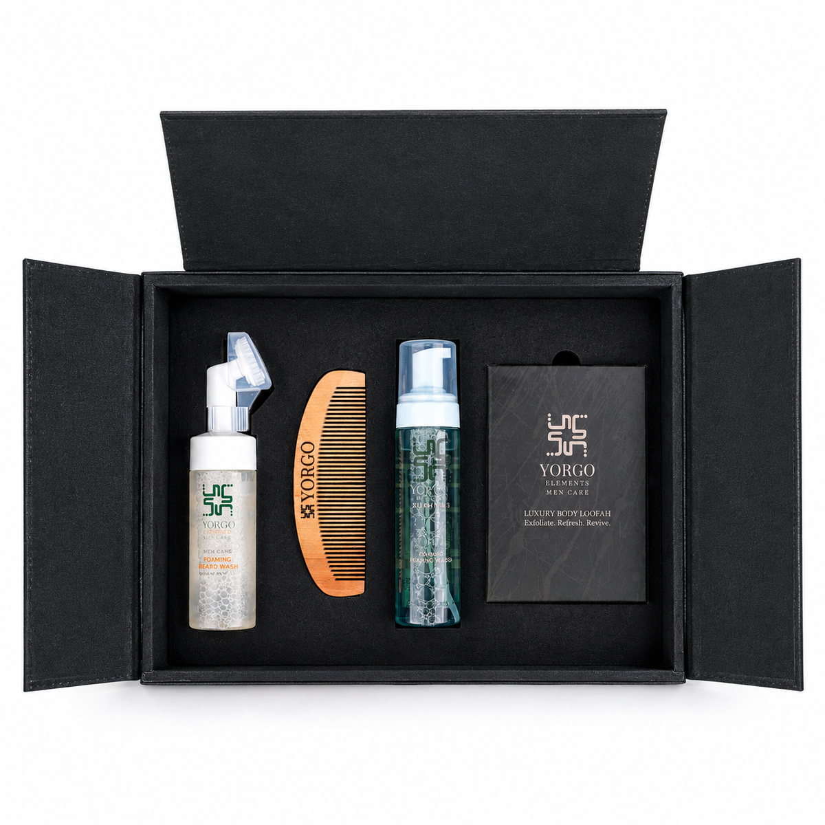 Premium Men's Grooming Gift Box - Luxury Leather Collection