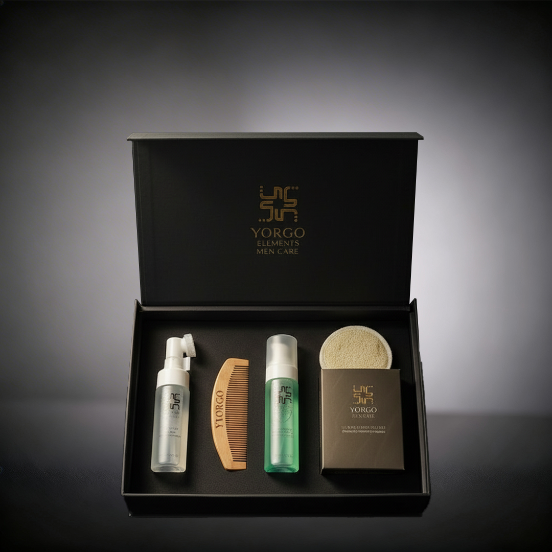 Premium Men's Grooming Gift Box - Luxury Leather Collection