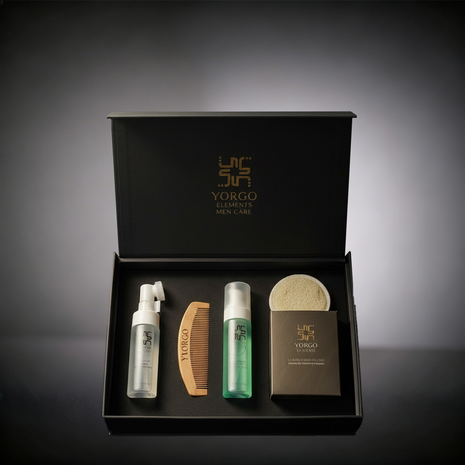 Premium Men's Grooming Gift Box - Luxury Leather Collection